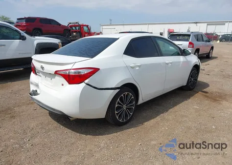 2015 Toyota Corolla S Plus z USA, uszkodzony, nr VIN 5YFBURHE9FP179039